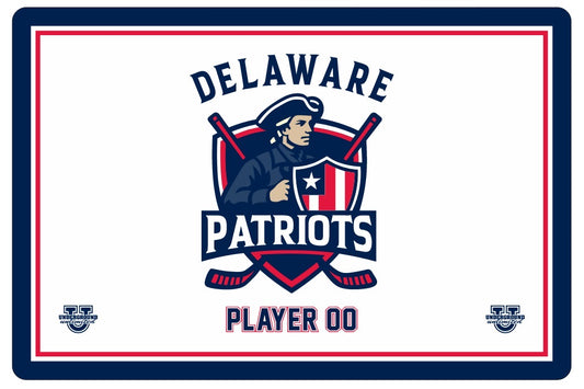 Patriots Sherpa Lined Blanket ~ White