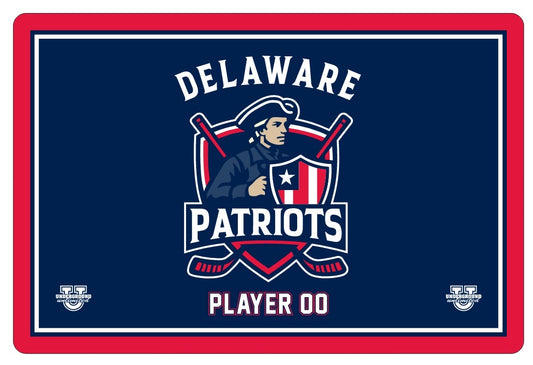 Patriots Sherpa Lined Blanket ~ Navy
