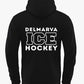 Delmarva Ice Hockey Embroidered Cotton Hoodie