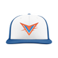 Eastern Shore Velocity Embroidered Hat ~ White/Royal Blue {FlexFit}