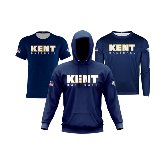 Kent County Little League Performance Dri Tech Apparel ~ Solid Navy