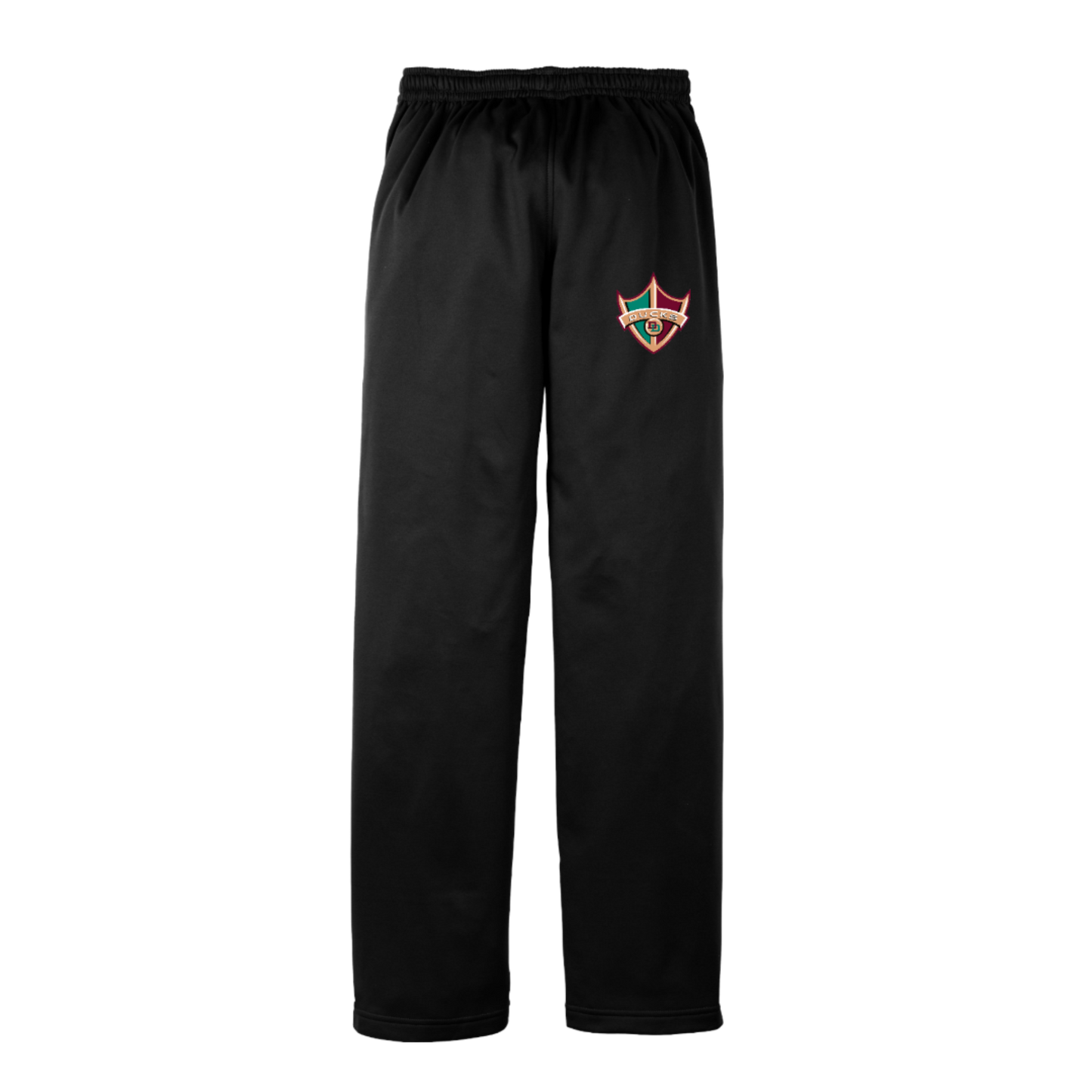 Delaware Ducks Embroidered Sport-Wick® Fleece Pants Youth ~ Black