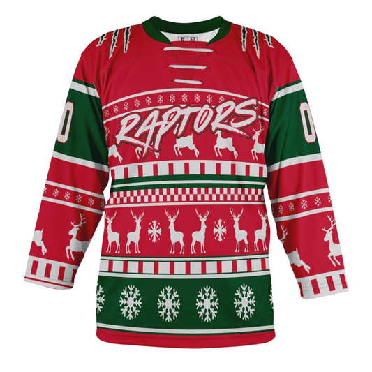 Delmarva Raptors Christmas Jersey - 2022 Red