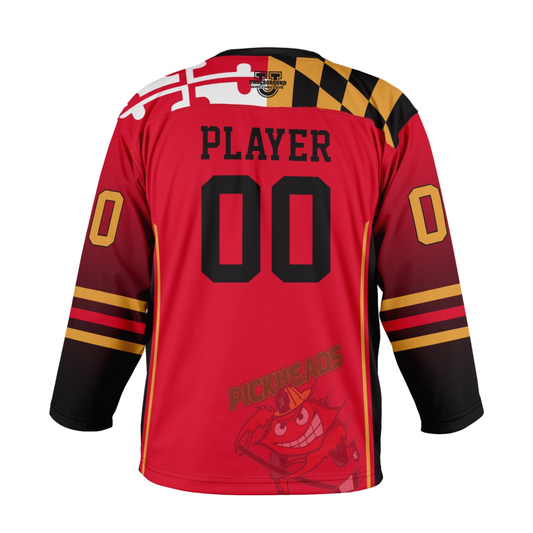 AACOFD Pickheads Ice Hockey Game Day Jersey - Red
