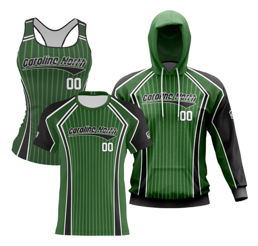 Caroline North Performance Dri Tech Design ~ Green