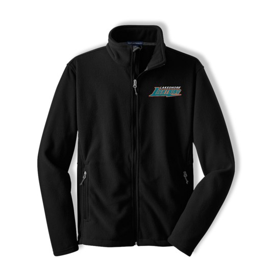 Lakeshore Men's/Unisex Full-Zip Comfort Fleece ~ Black