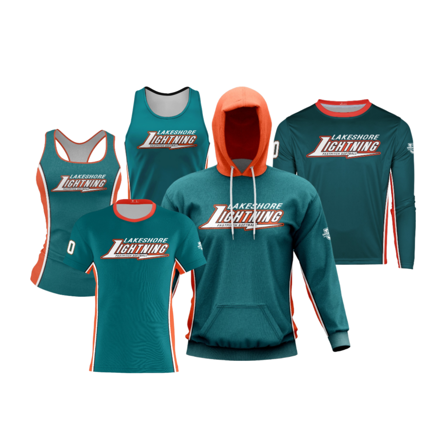 Lakeshore Performance Dri Tech Apparel ~ Jersey Replica {Teal}