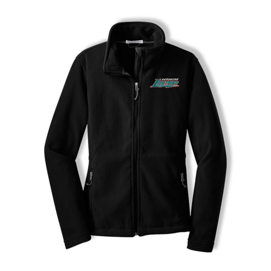 Lakeshore Womens Full-Zip Comfort Fleece ~ Black