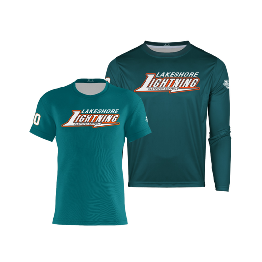 Lakeshore Performance Apparel ~ Solid Teal <Dri Tech OR Cotton>