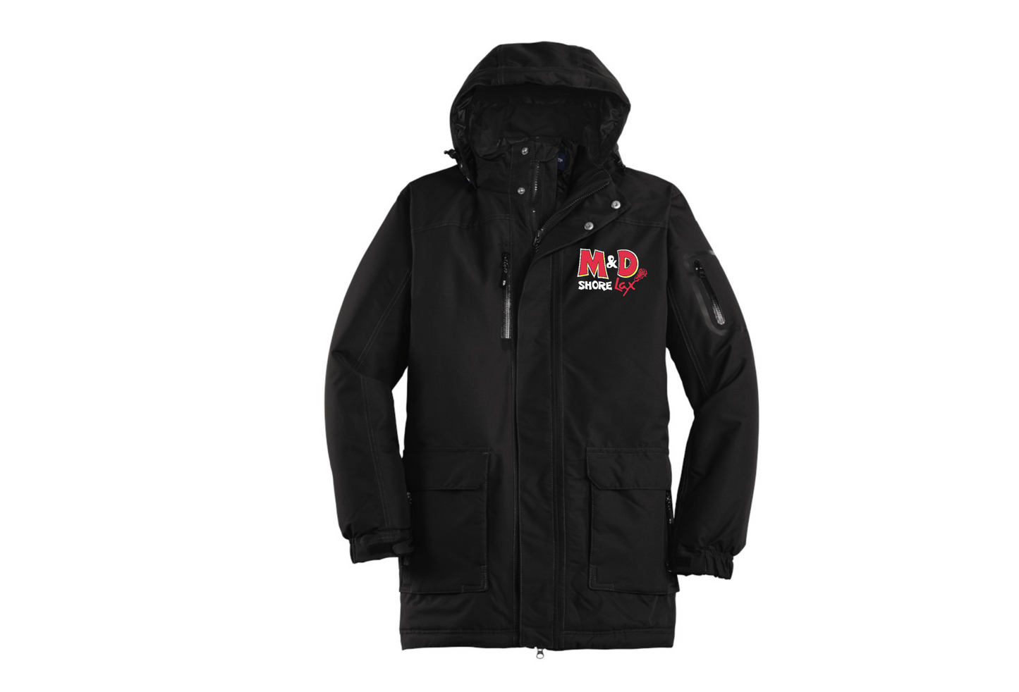 M&D Shore Unisex Heavyweight Parka ~ Black