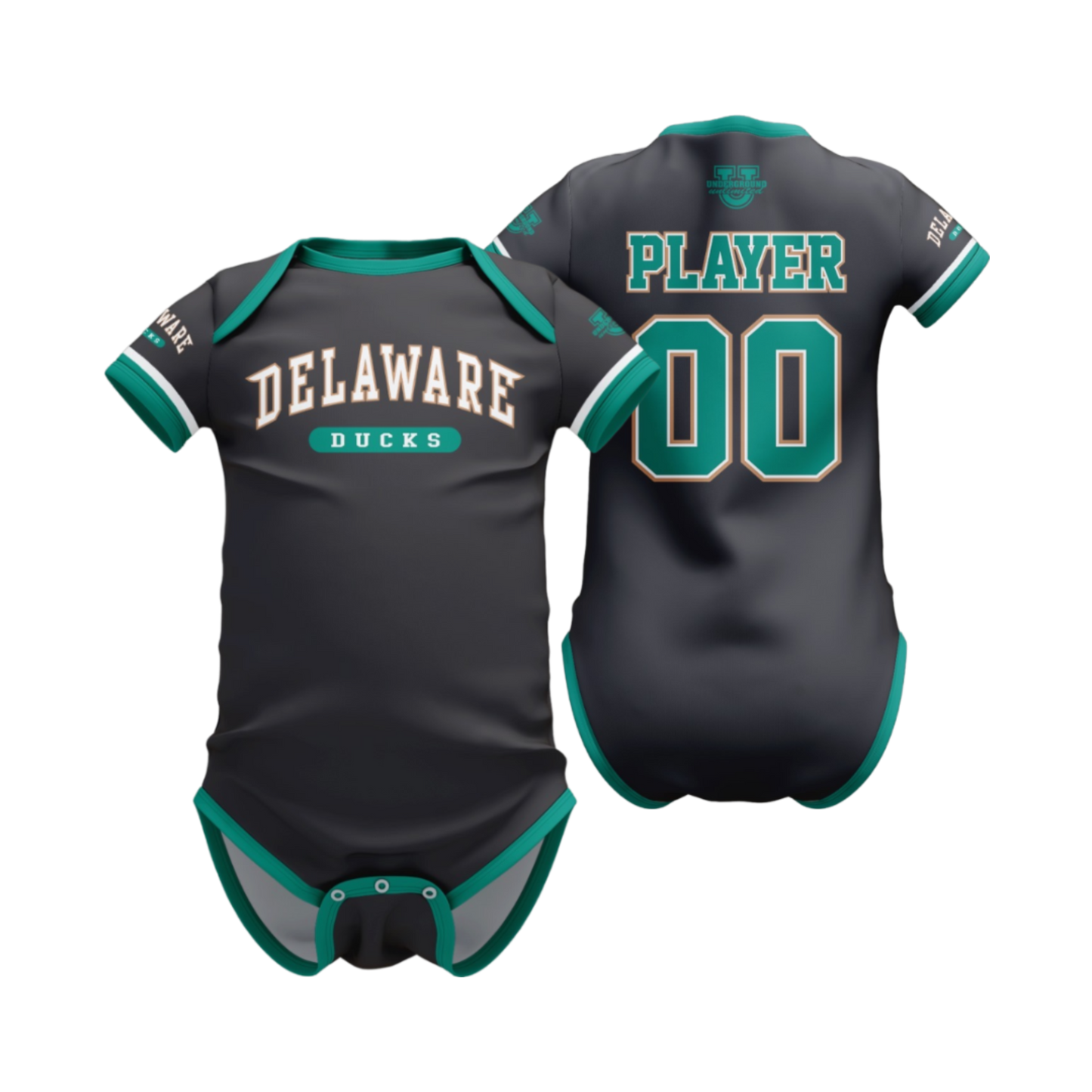 Delaware Ducks Performance Ultra Soft Baby Onesie ~ Classic Ducks Logo {Variety}