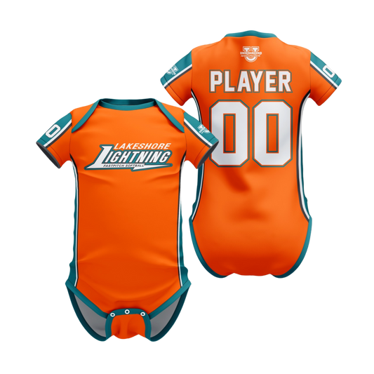 Lakeshore Lightning Performance Ultra Soft Baby Onesie ~ Jersey Replica {Variety}
