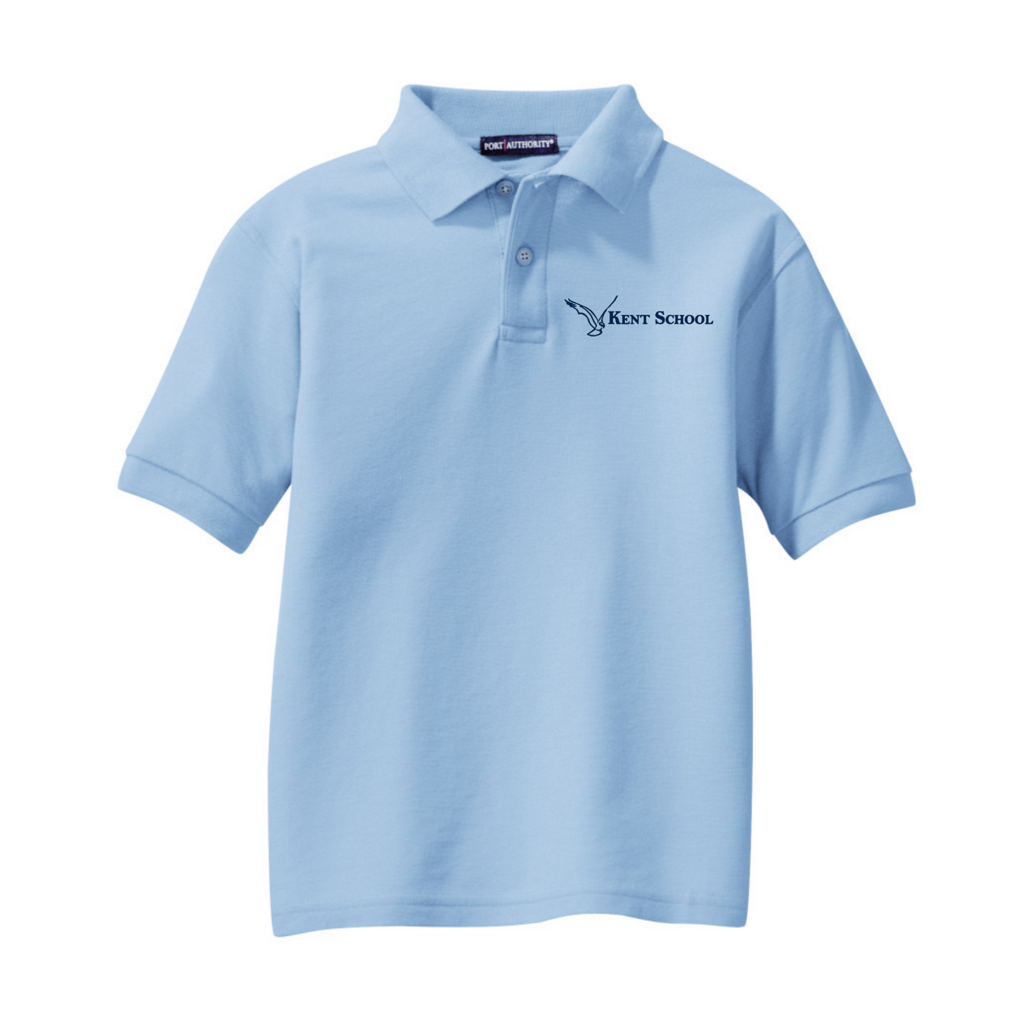 Embroidered Kent School Youth Silk Touch™ Polo ~ 4 color options