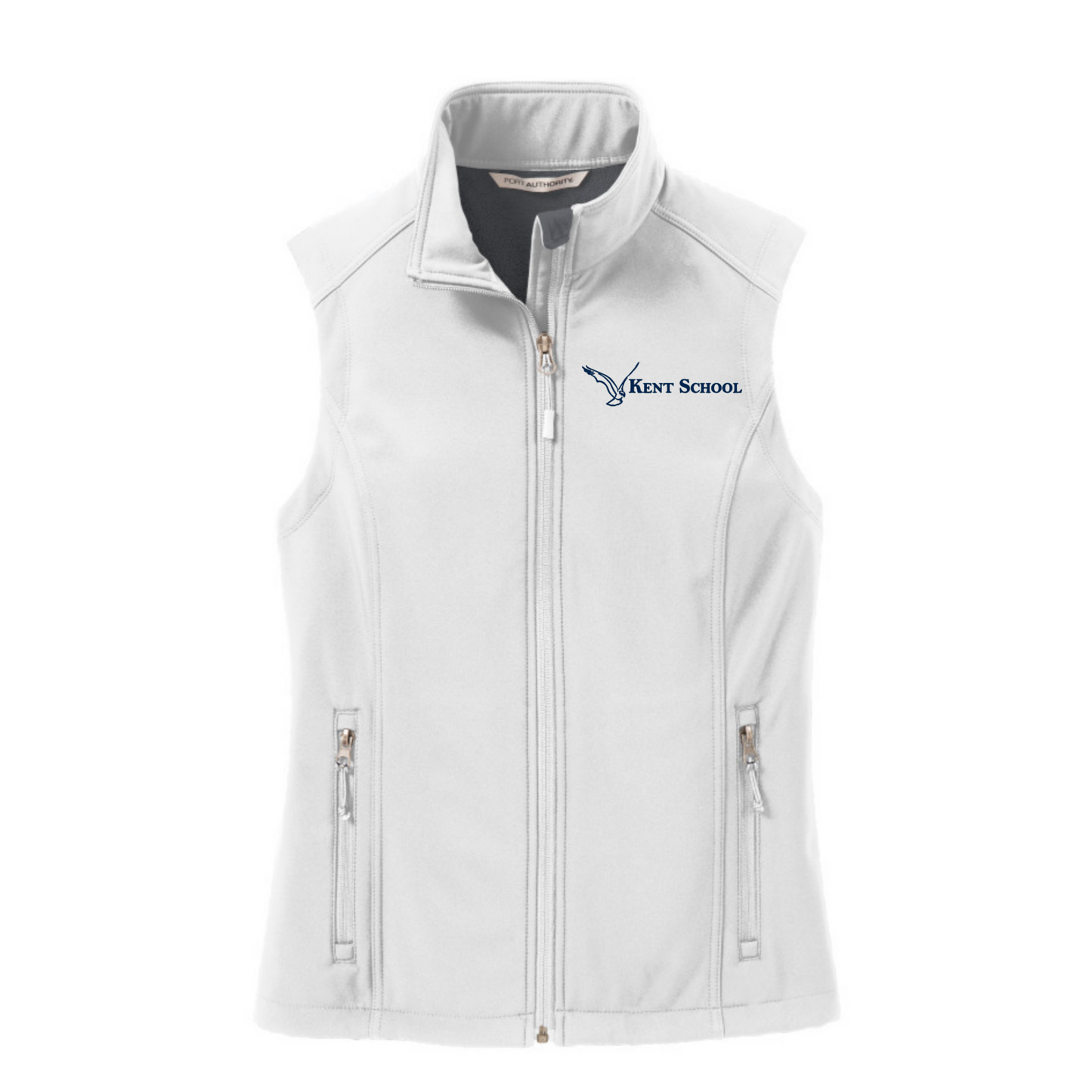 Embroidered Kent School Women's Ladies Core Soft Shell Vest ~ 2 color options