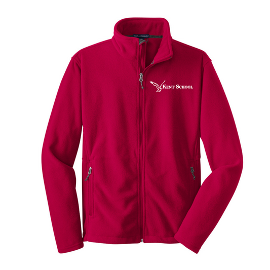 Embroidered Kent School Men's Full Zip Comfort Fleece ~ 3 color options