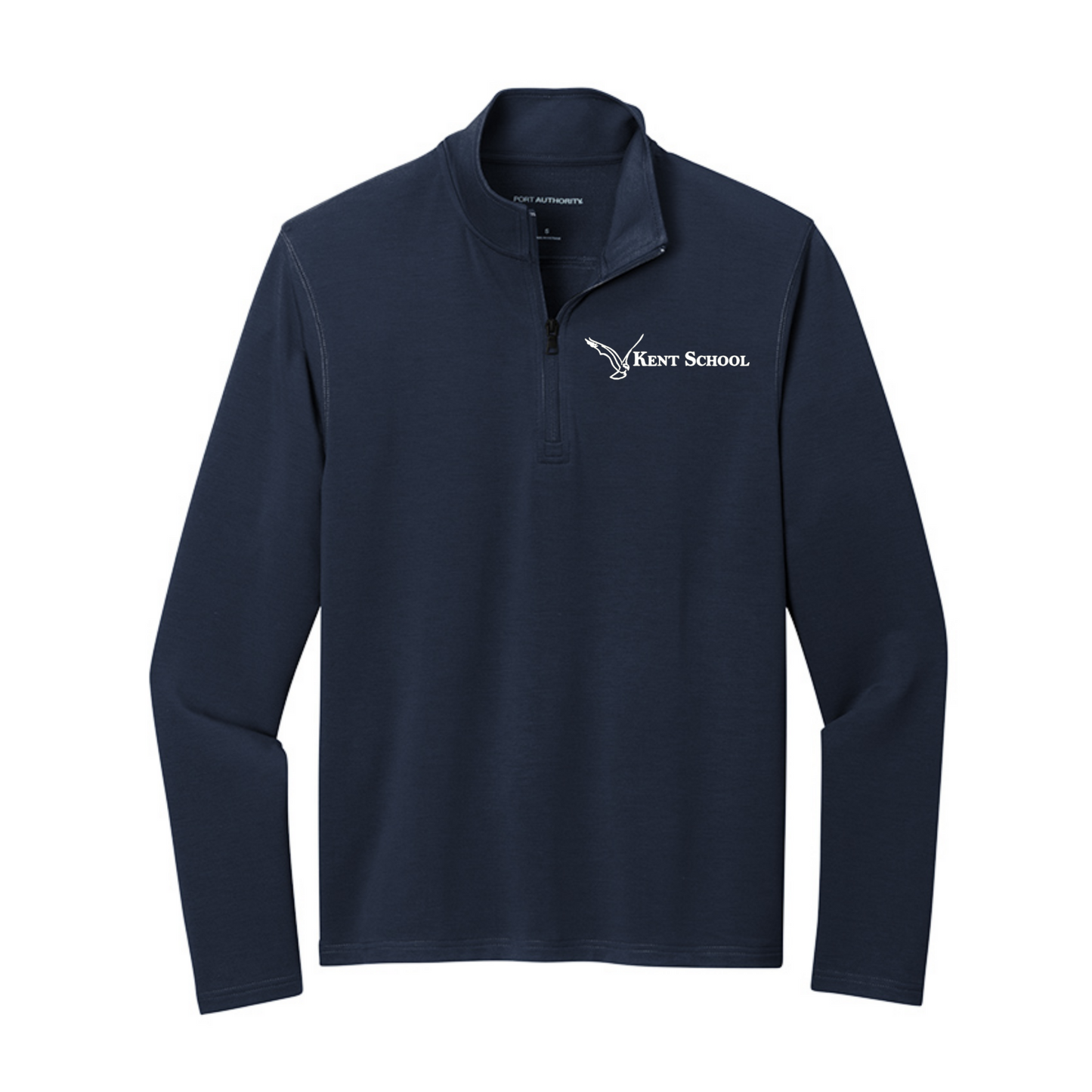 Embroidered Kent School Men's Microterry 1/4-Zip Pullover