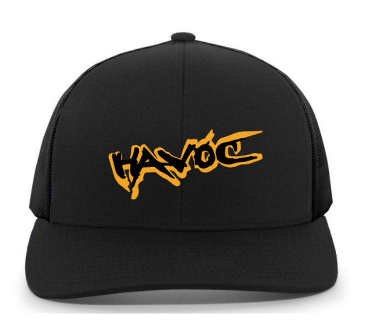 Havoc Logo Embroidered Hat ~ All Black