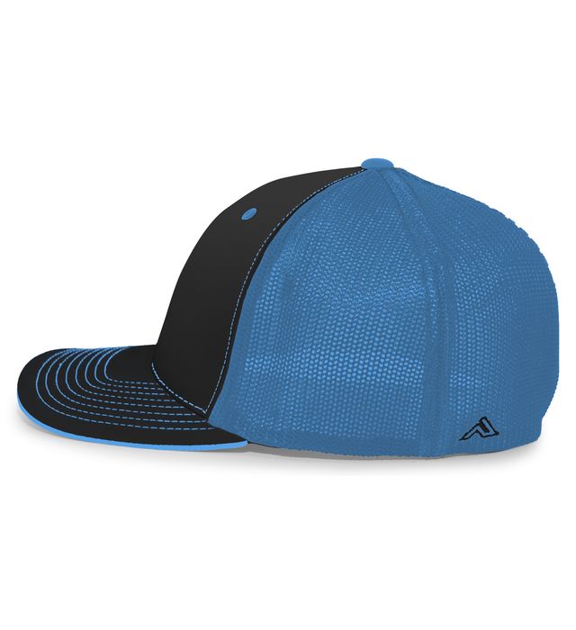 Great Escape Logo Embroidered Hat ~ Black/Neon Blue
