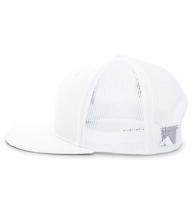 Eastern Shore Force Logo Embroidered Hat ~ All White (Flat Brim)