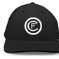 Oak Crest Logo Embroidered Structured Hat ~ All Black