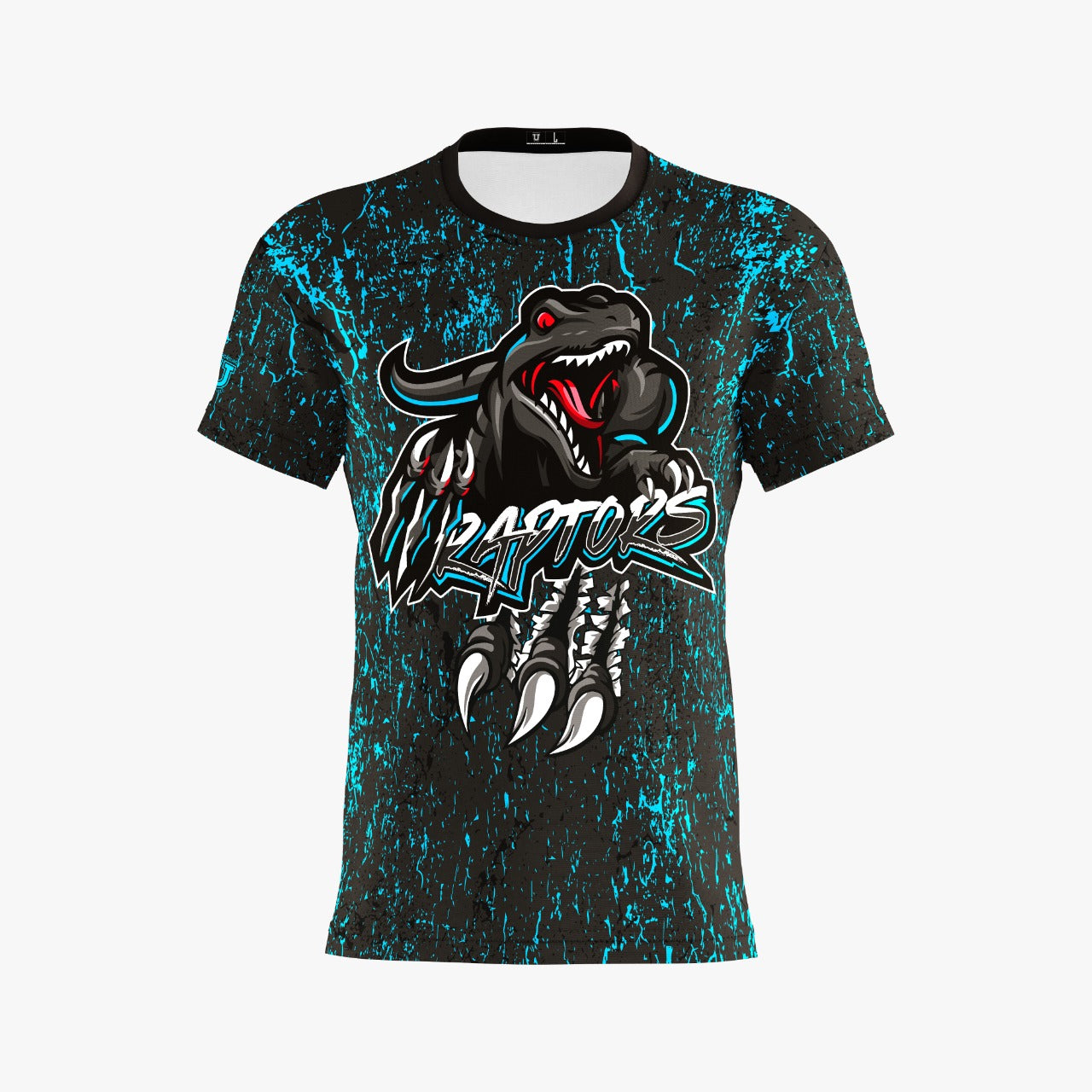 Raptors Dri Tech T-Shirt ~ Digital Blue Splatter