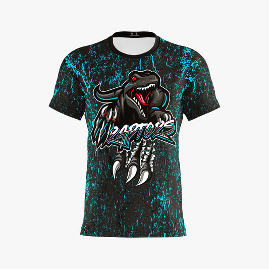 Raptors Dri Tech T-Shirt ~ Digital Blue Splatter