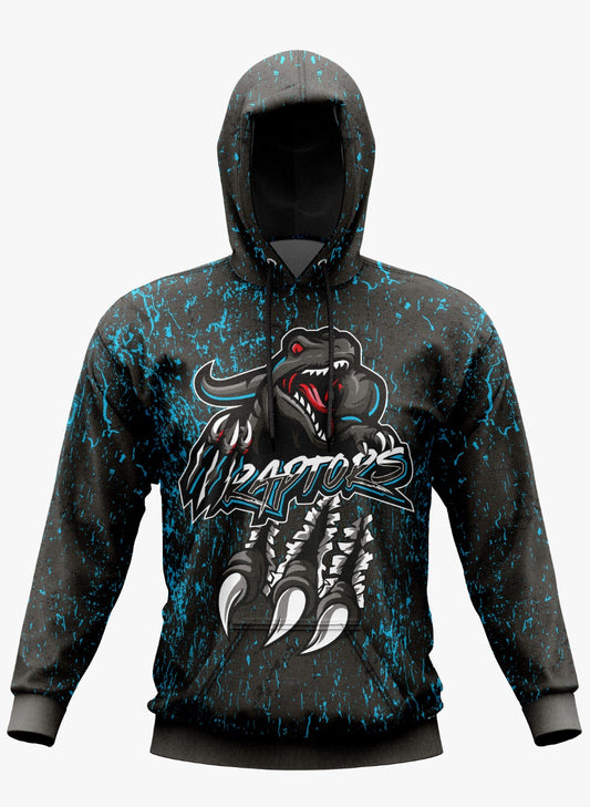 Raptors Performance Hoodie ~ Raptor's Blue Splatter (NEW Color formulated to match jersey)