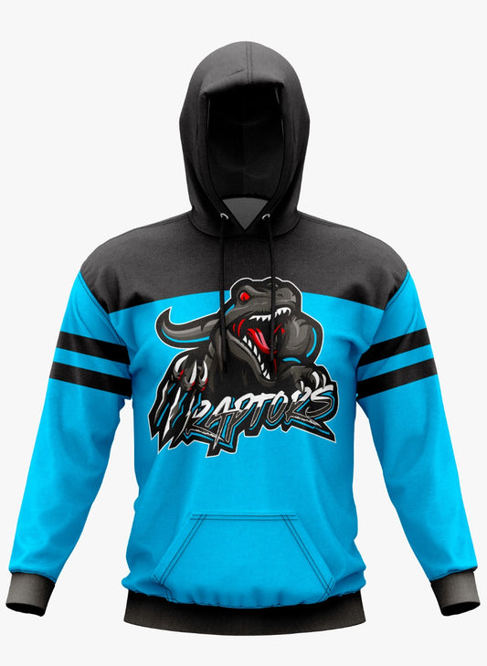 Raptors Performance Hoodie ~ Raptor's Blue with Graphite (NEW Color formulated to match jersey)