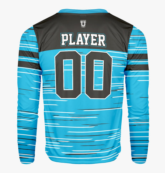 Raptors Pro Performance Sun Long Sleeve ~ Raptor's Linear Blue