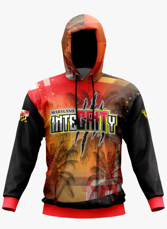 UU MD Integrity Performance Hoodie ~ Palm Trees and MD