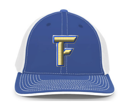 Eastern Shore Force Logo Embroidered Hat ~ Royal blue/white (Regular Brim)