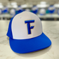 Eastern Shore Force Logo Embroidered Hat ~ White/Royal Game Day Hat