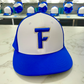 Eastern Shore Force Logo Embroidered Hat ~ White/Royal Game Day Hat