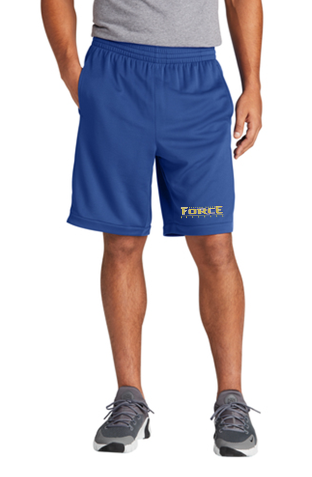 Eastern Shore Force Men's Zone Performance Shorts with Pockets ~ Men's {Embroidered}