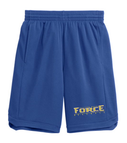 Eastern Shore Force Men's Zone Performance Shorts with Pockets ~ Men's {Embroidered}