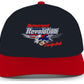 Revolution Logo Embroidered Hat ~ Red/Navy (SnapBack)