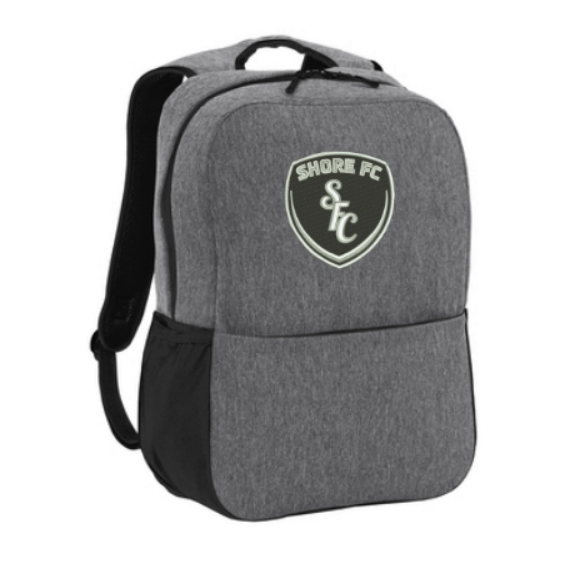 Shore FC Access Square Backpack ~ Heathered Grey