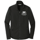 Great Escape Embroidered Ladies Collective Smooth Fleece Jacket ~ Black